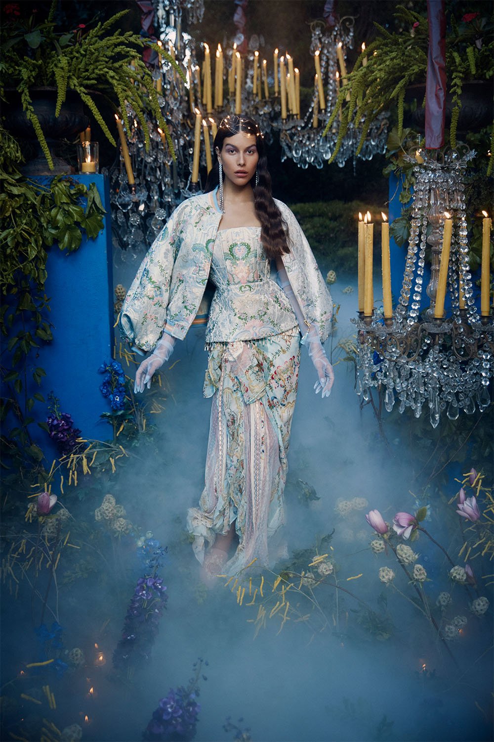 BLOUSON SLEEVE BOMBER VERSAILLES SKY