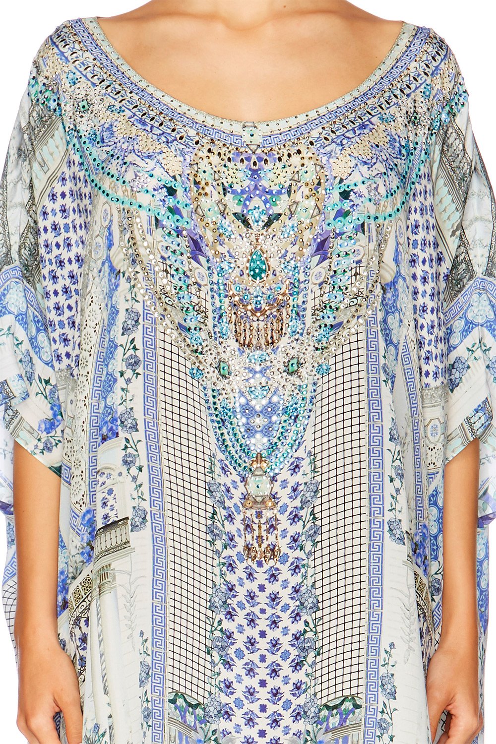 SALVADOR SUMMER SHORT ROUND NECK KAFTAN