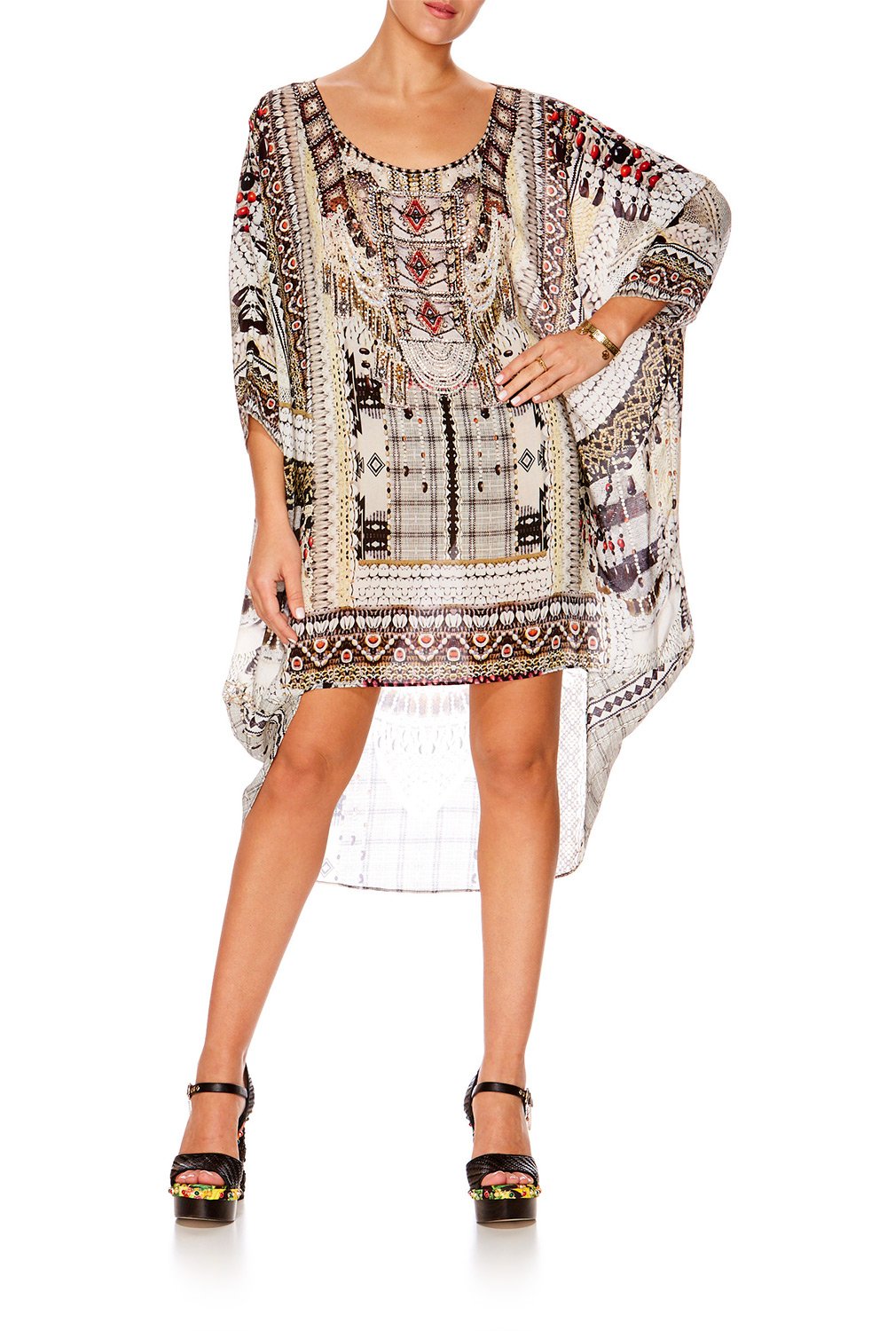 SPELL BOUND SCOOP BACK HEM DRESS