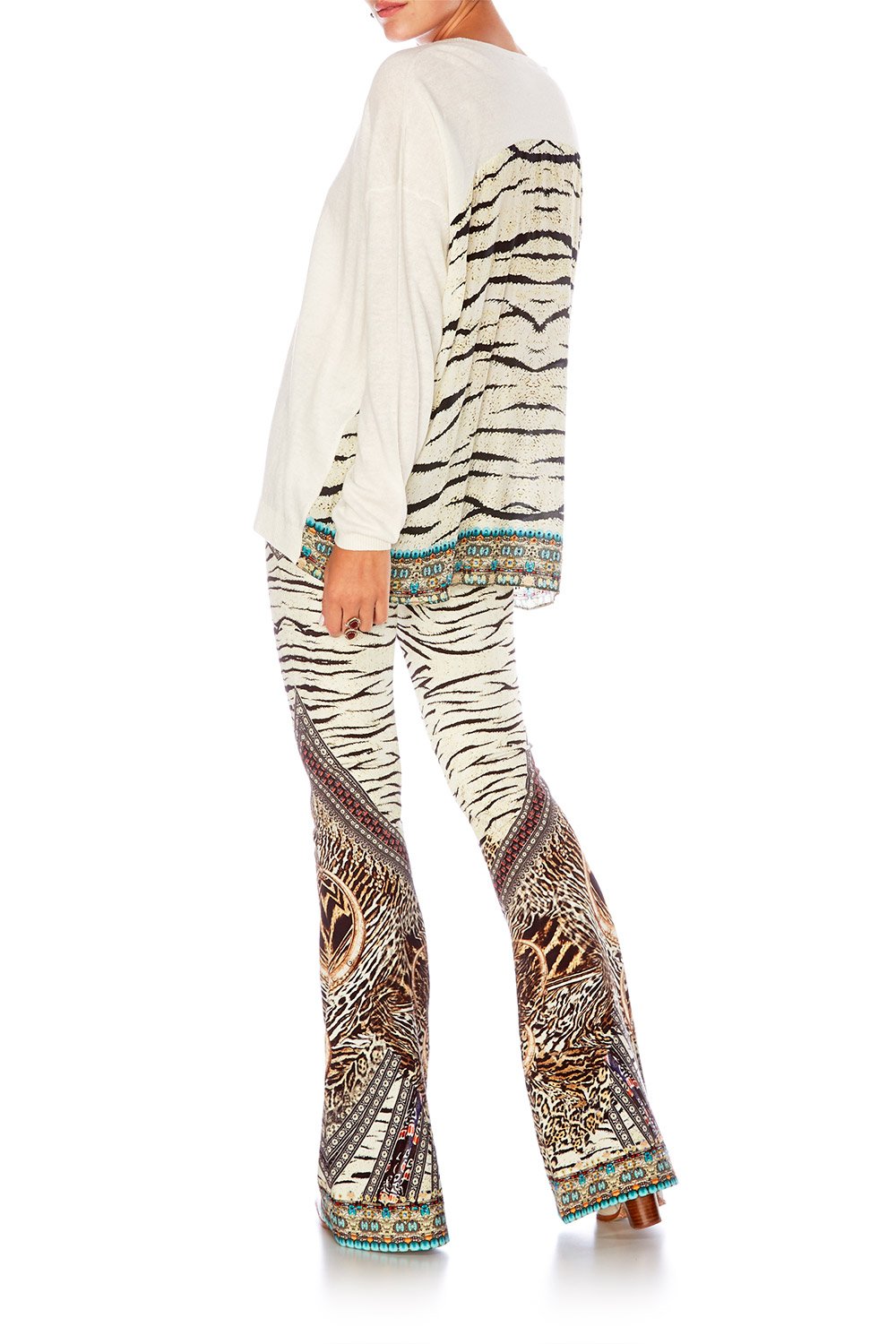 THE BODYGUARD HIGH WAISTED FLARED TROUSER