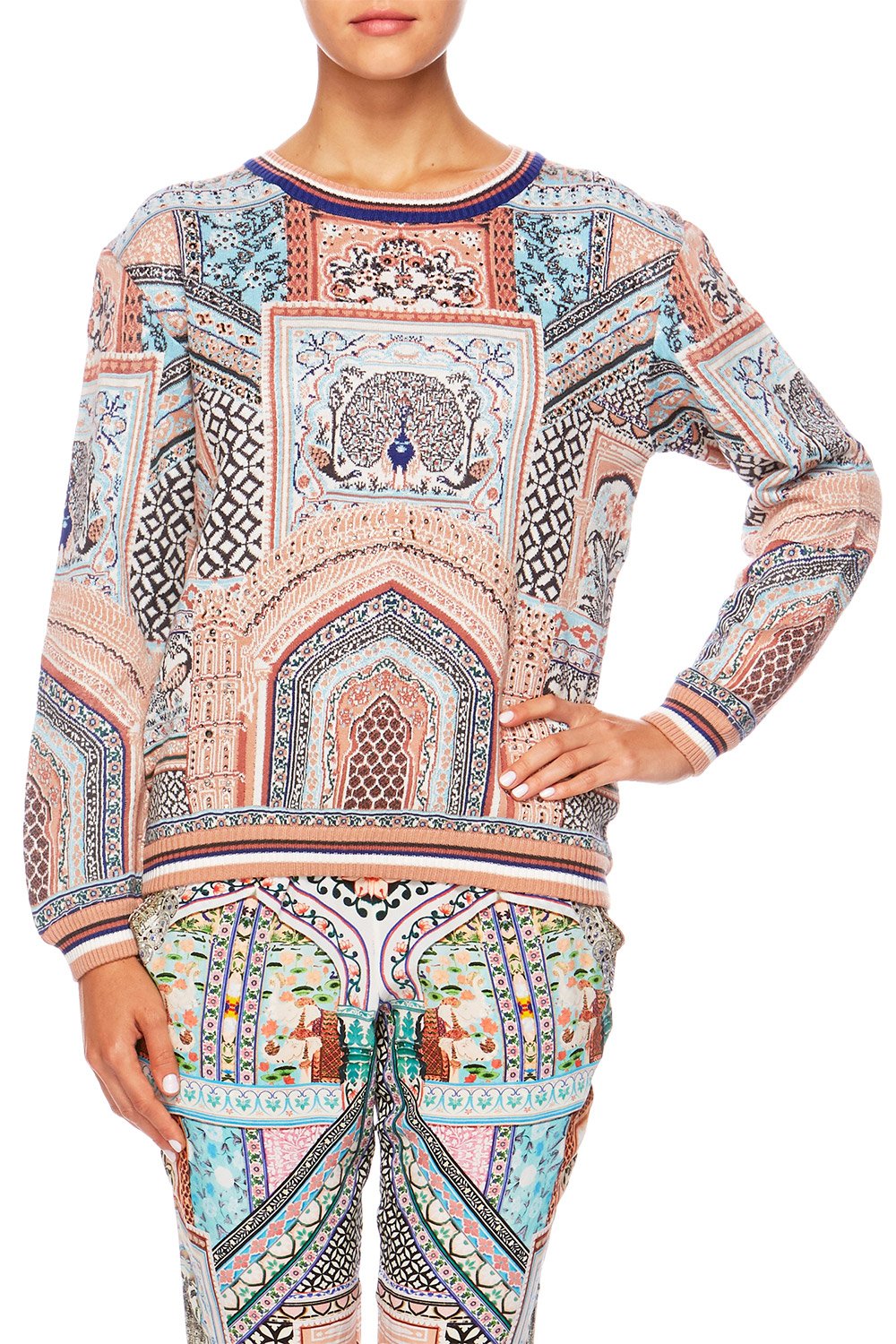 CAMILLA LADY LAKE ROUND NECK SWEATER