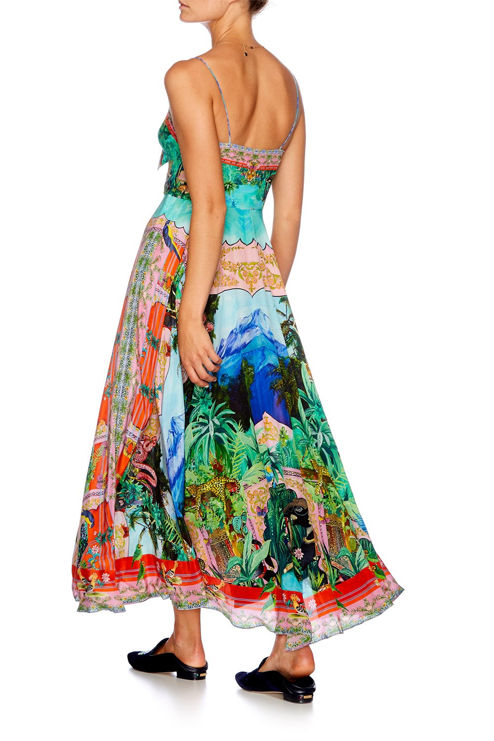 BENNYS BLESSING LONG DRESS W TIE FRONT