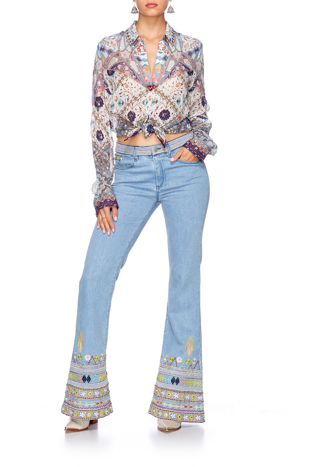 TALES OF TATIANA SLIM FIT LONG SLEEVE SHIRT