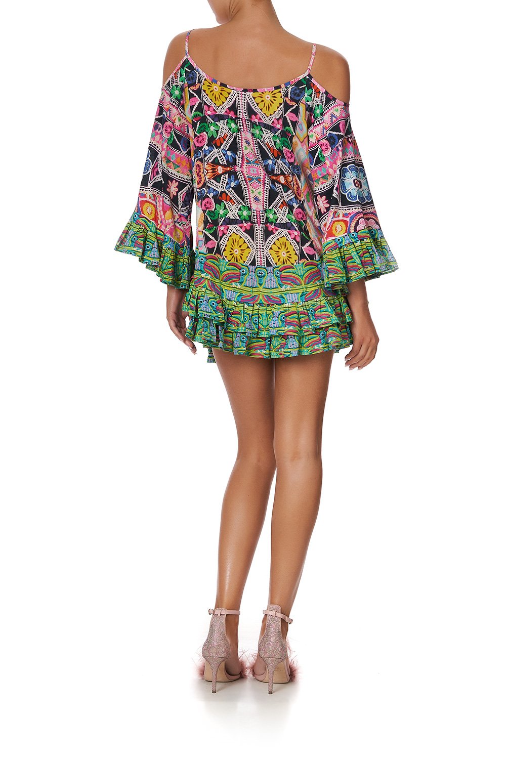 DROP SHOULDER DRESS MONTERAS