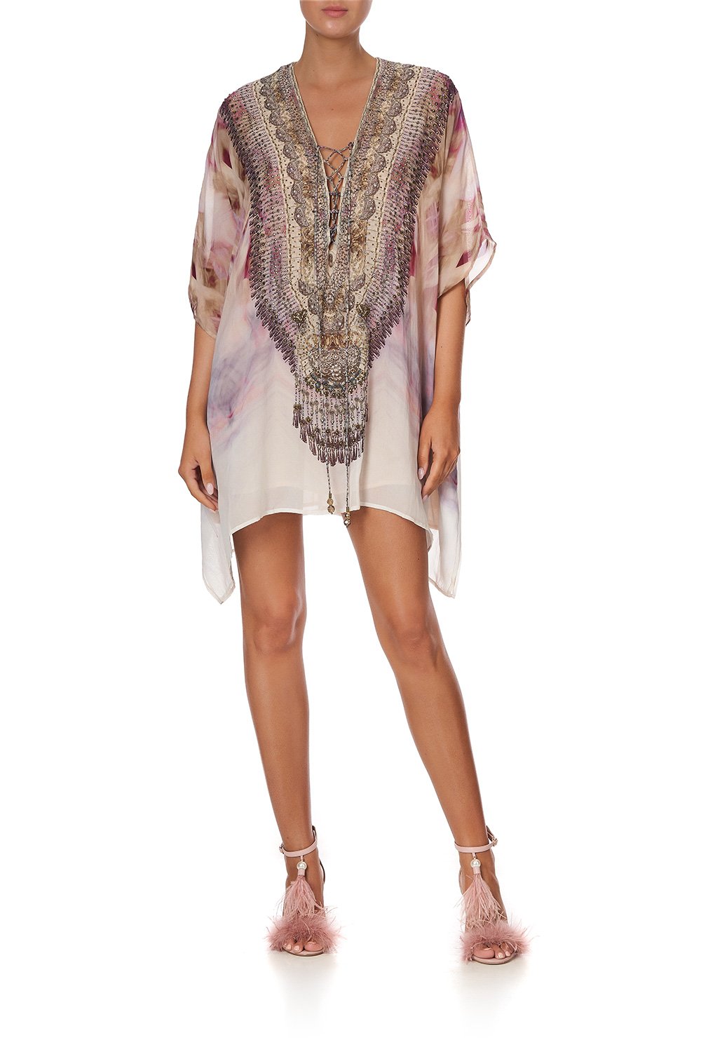 SHORT LACE UP KAFTAN HALCYON DAYS