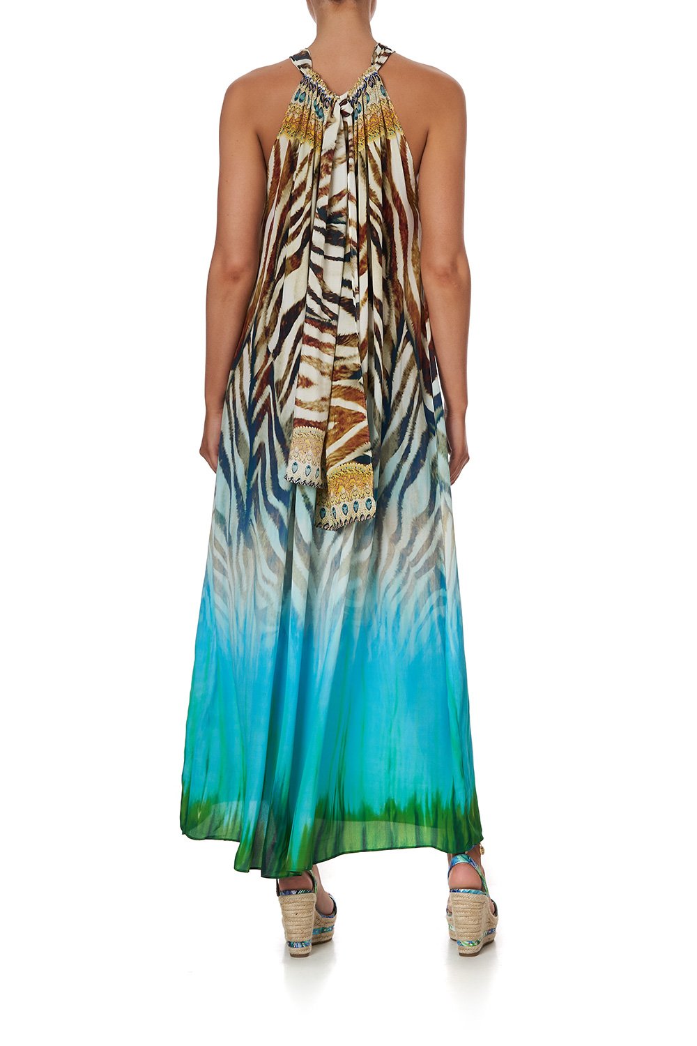 DRAWSTRING LONG DRESS SAVANNAH