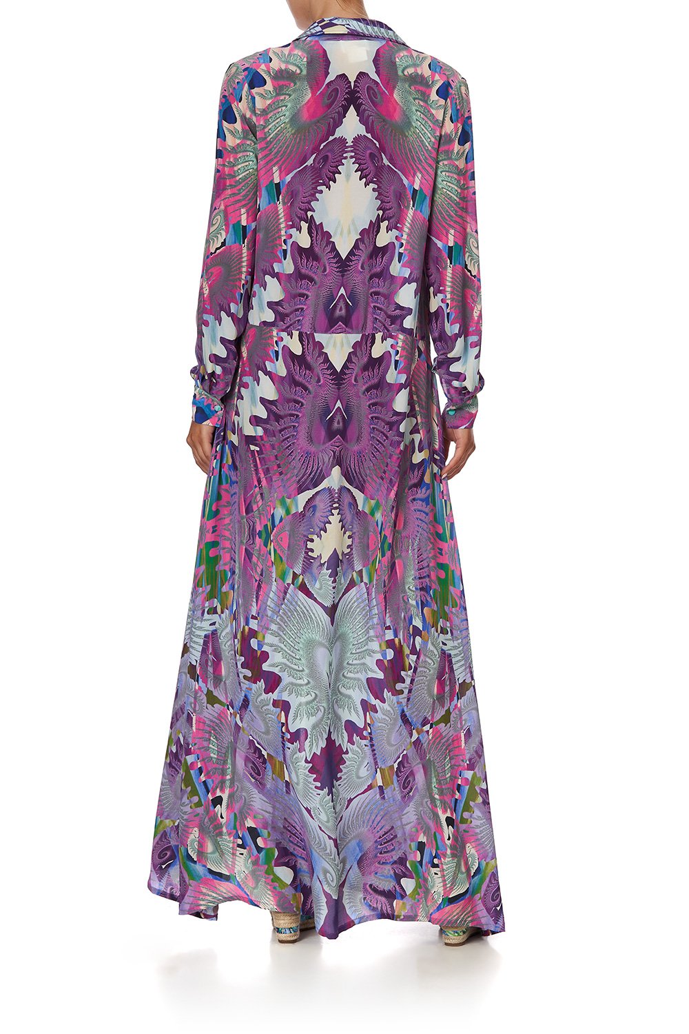 SHIRTMAKER LONG DRESS MULTI