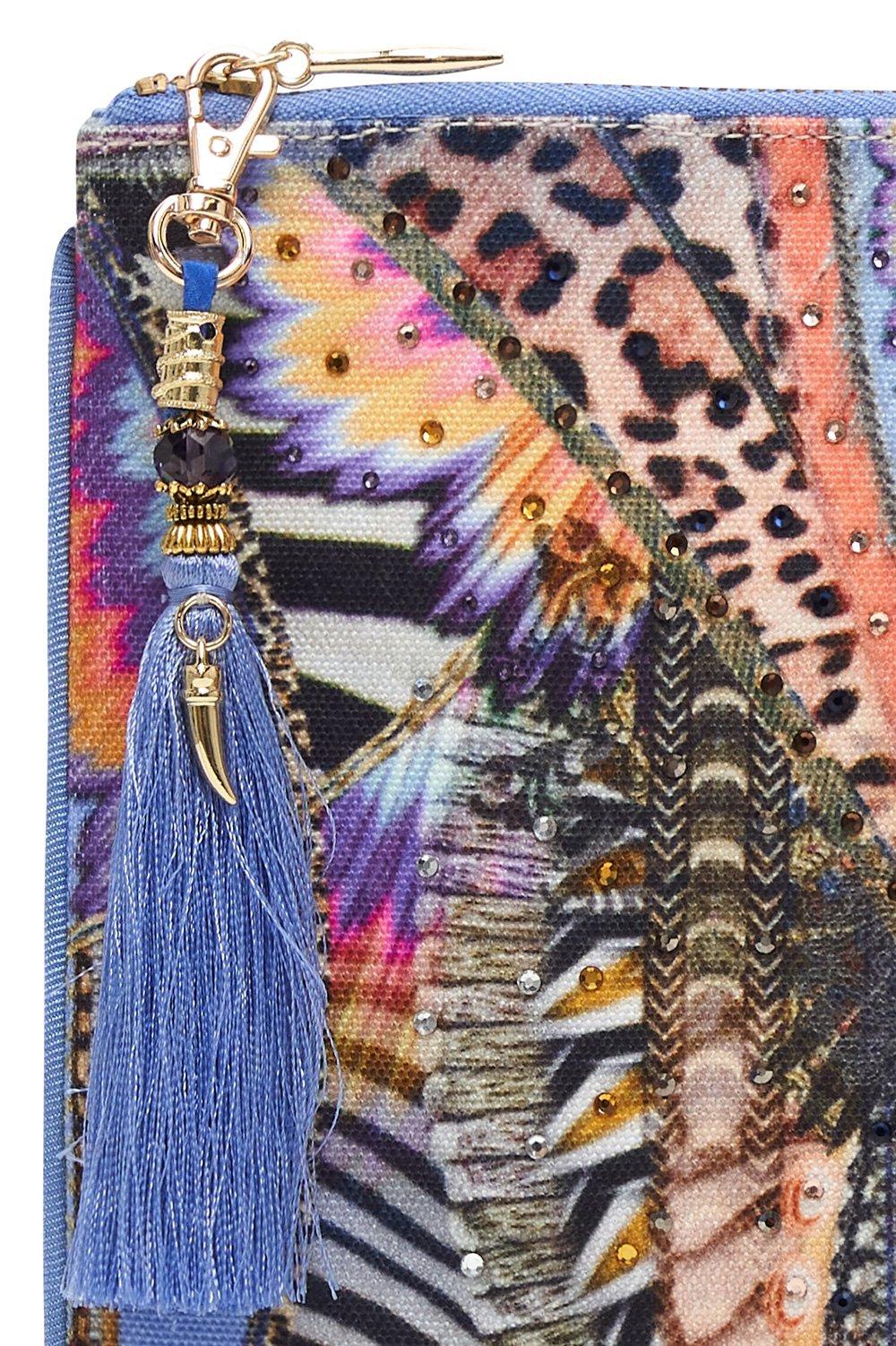 SMALL CANVAS CLUTCH LOVE ON THE WING