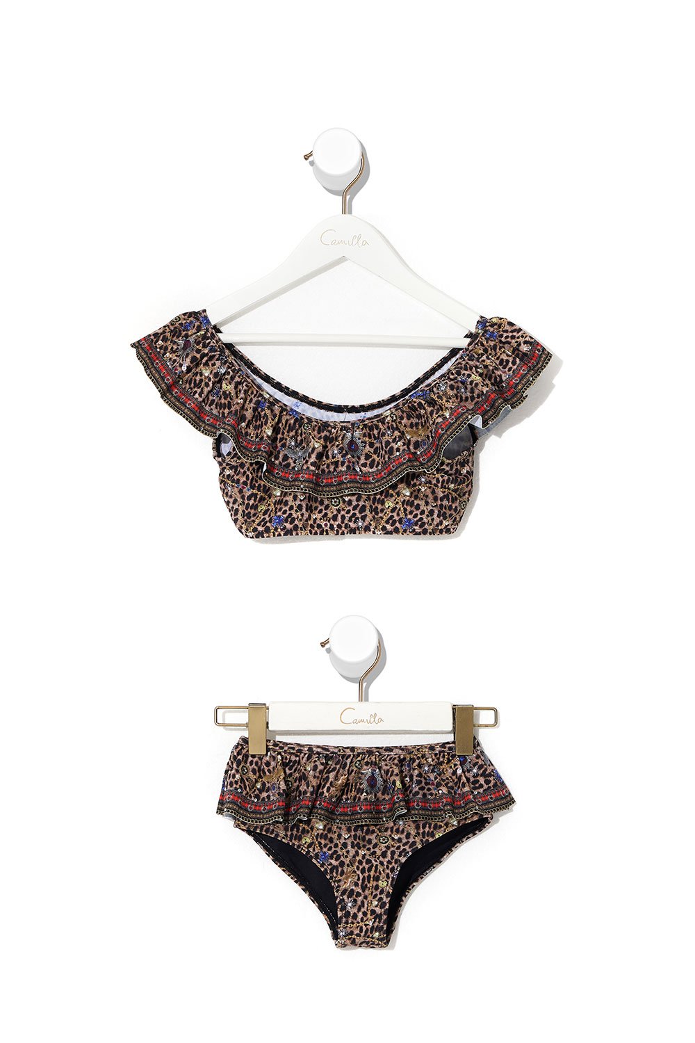 KIDS FRILL CROP BIKINI 4-10 POETIC ANARCHY