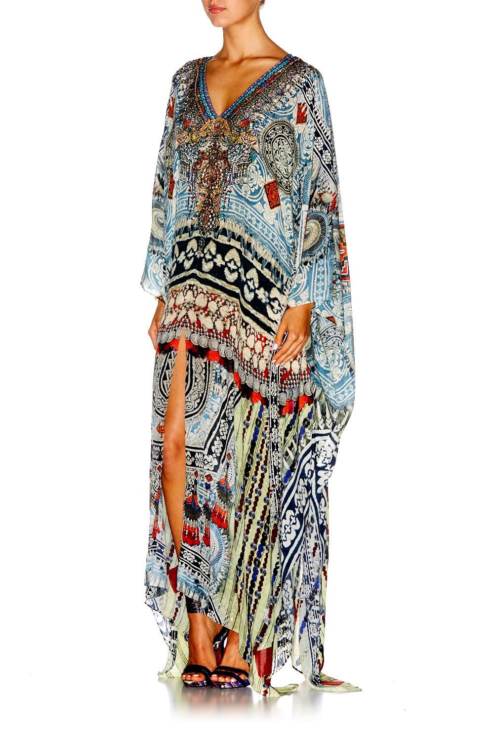 TEACHERS PET SPLIT FRONT AND SLEEVE KAFTAN