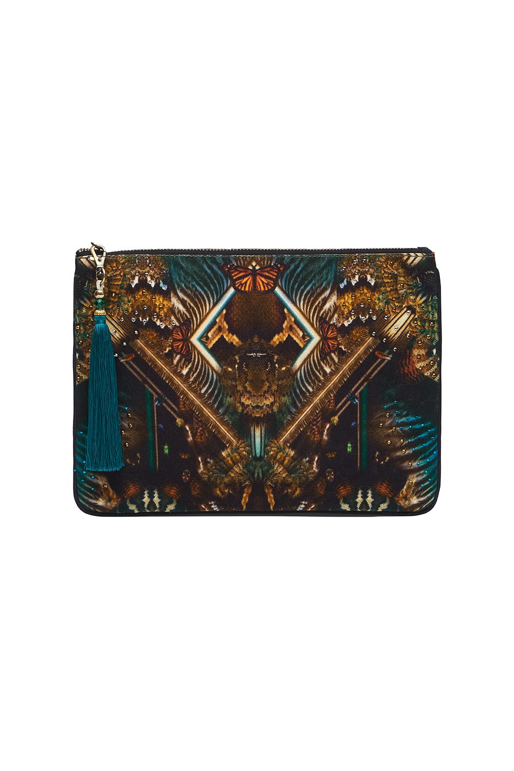 SMALL CANVAS CLUTCH MATERNAL INSTINCT