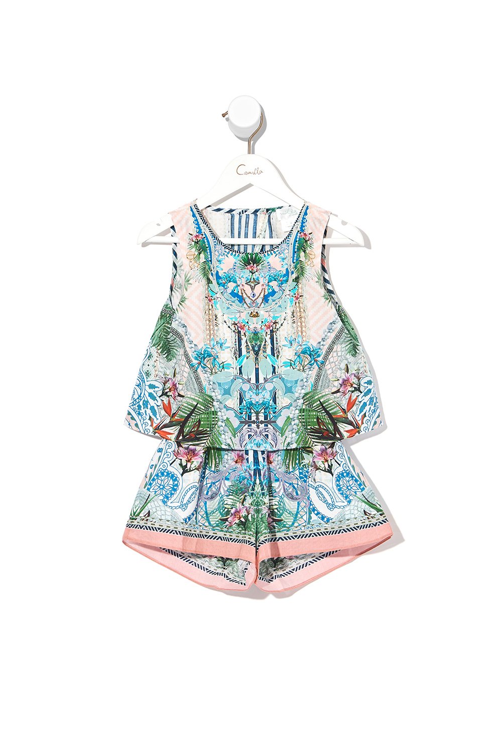 KIDS DOUBLE LAYER PLAYSUIT BEACH SHACK