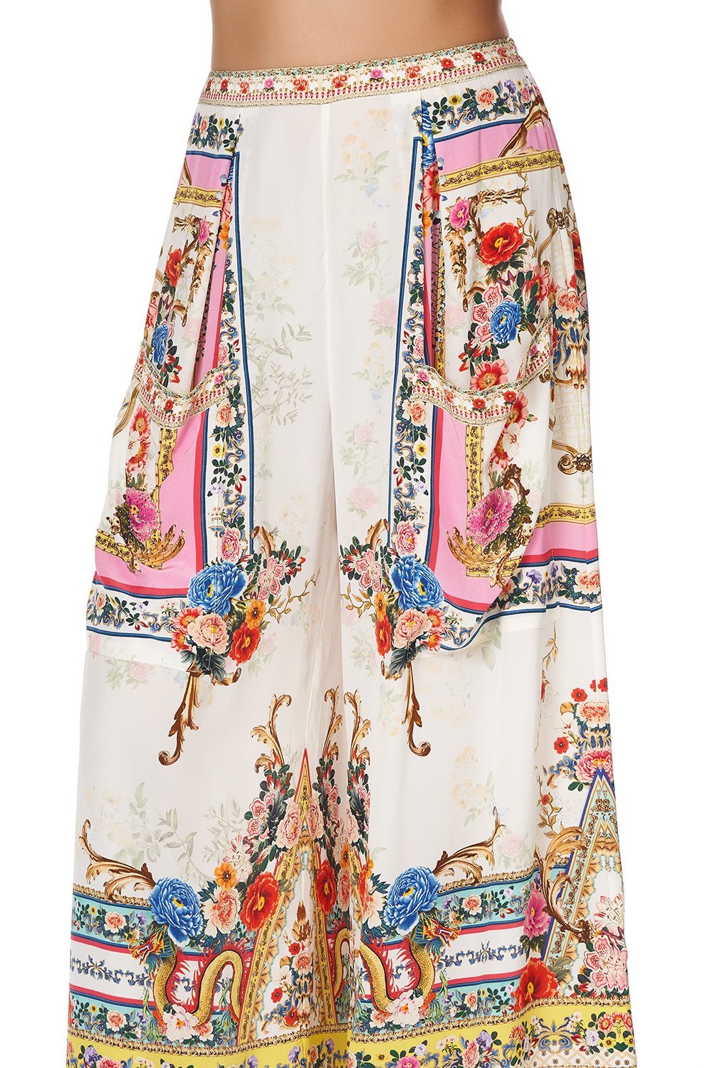 WIDE LEG TROUSER WITH FRONT POCKETS PARTY IN THE PALACE