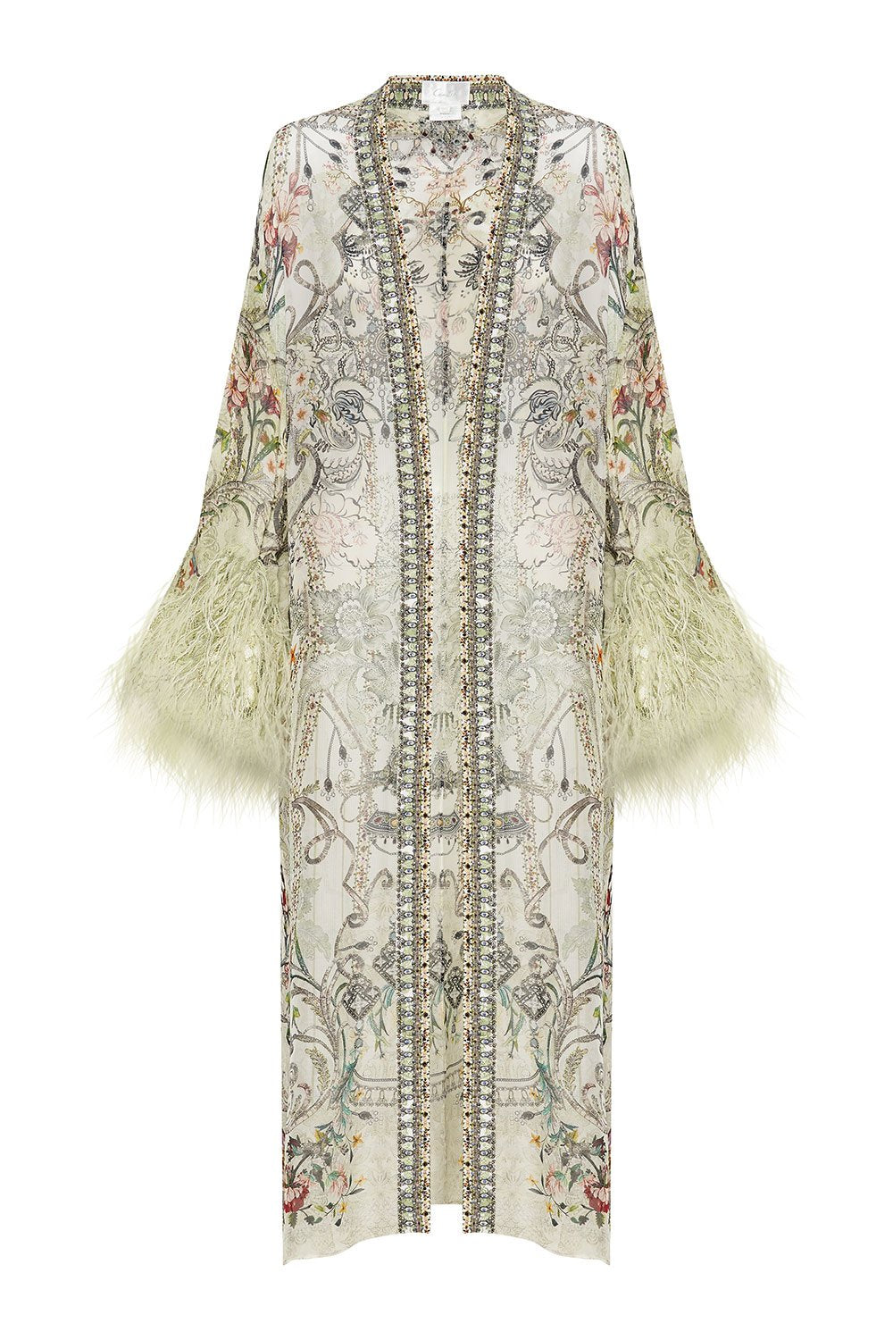 FLARE SLEEVE LONG ROBE BRICK LANE BEAUTY