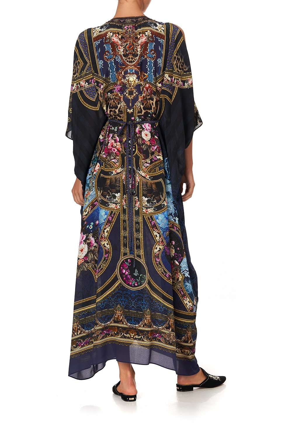 SPLIT SLEEVE KAFTAN WITH HARDWARE FIELDS OF TREASURE