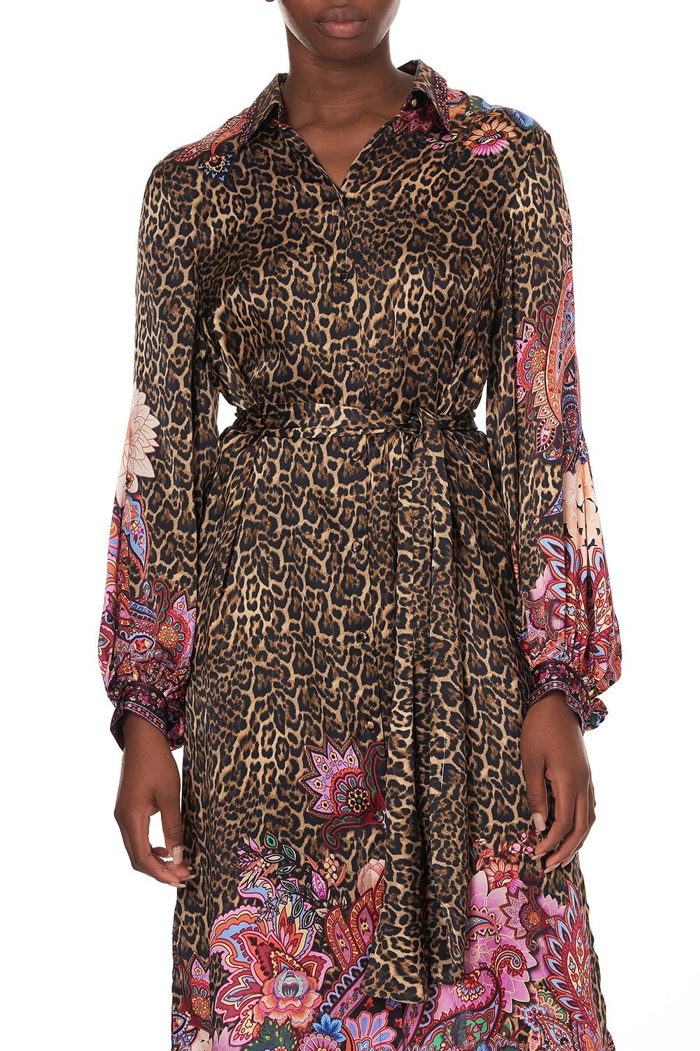 HIGH LOW MIDI SHIRT DRESS MAYFAIR MARY