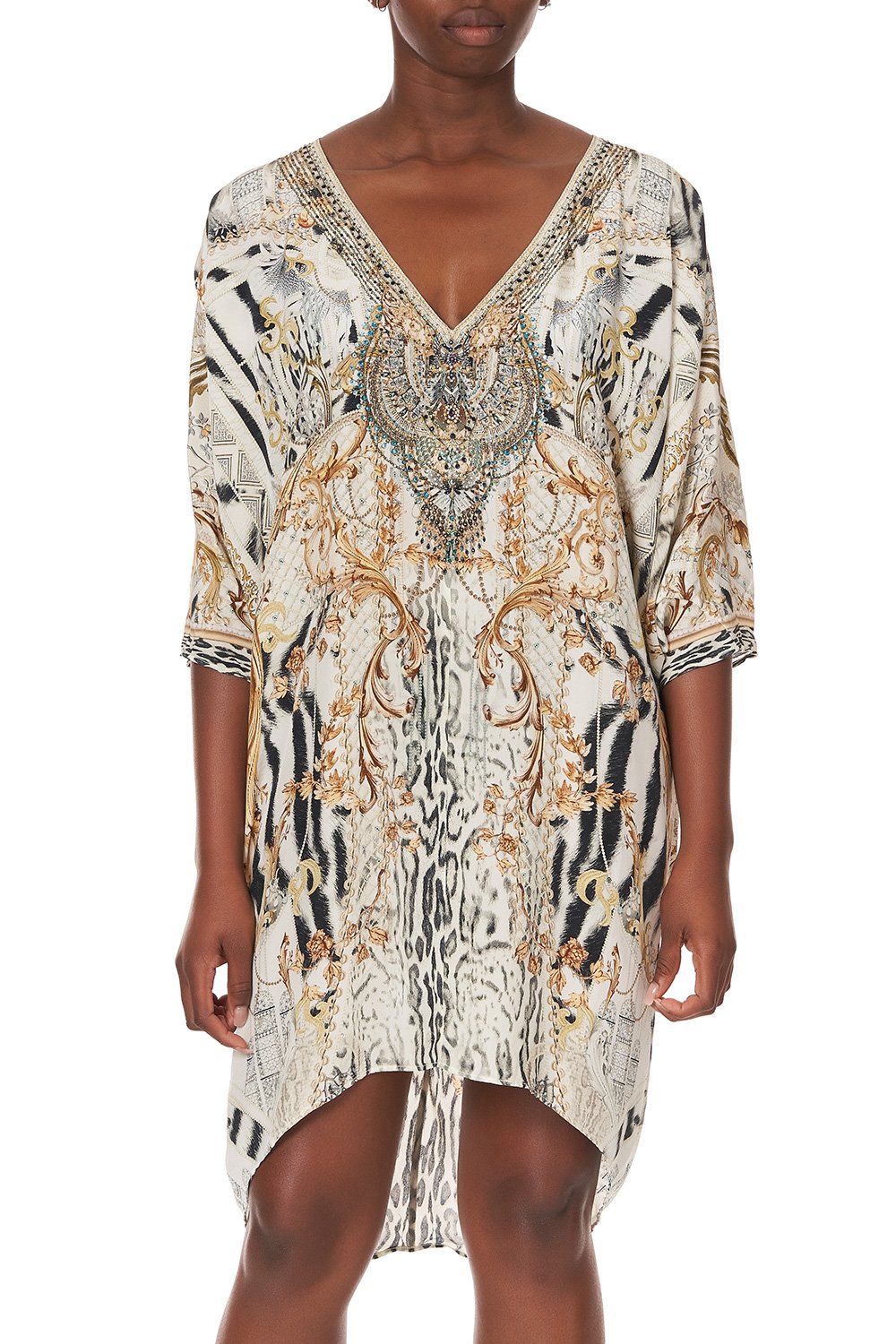 SHORT KAFTAN WITH RAGLAN SLEEVE GATES OF GLORY