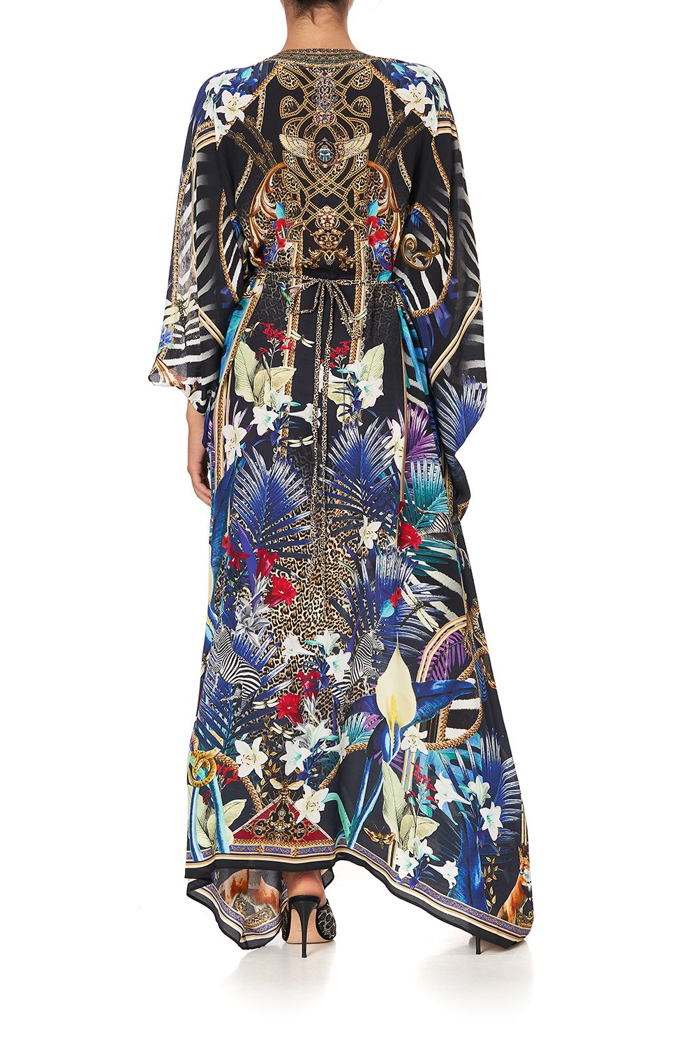 SPLIT SLEEVE KAFTAN WITH HARDWARE RAINBOW ROOM