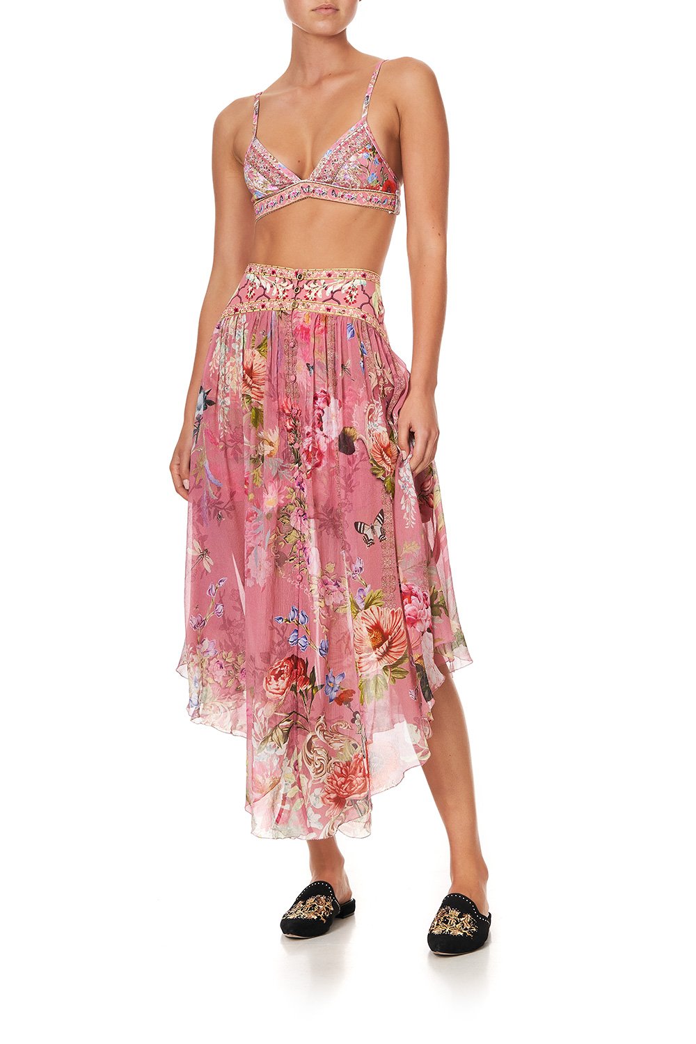 SOFT BRA WITH BACK CLIP PATCHWORK HEART