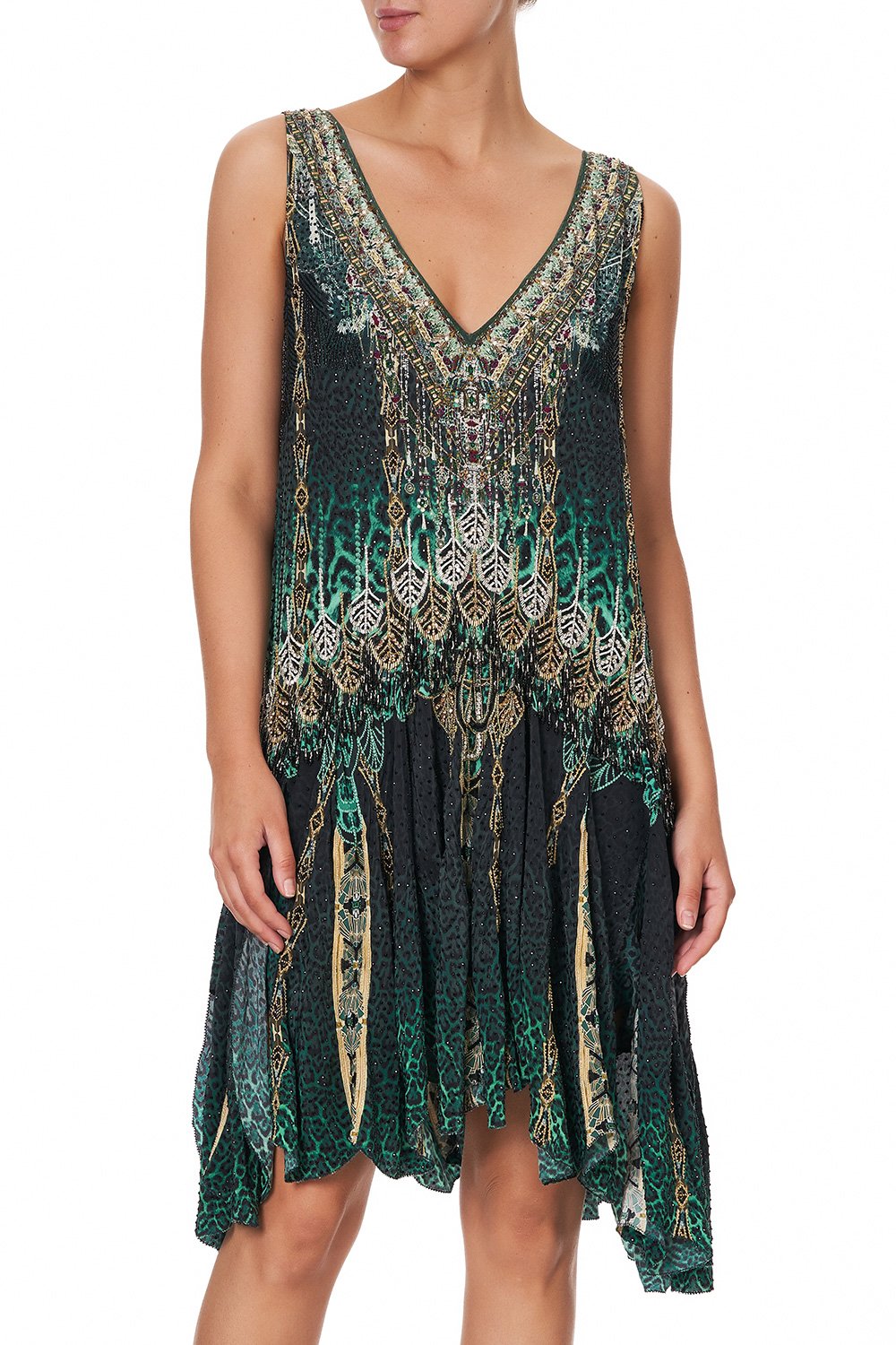 DROPPED WAIST PANELLED DRESS FITZGERALDS FLAPPER