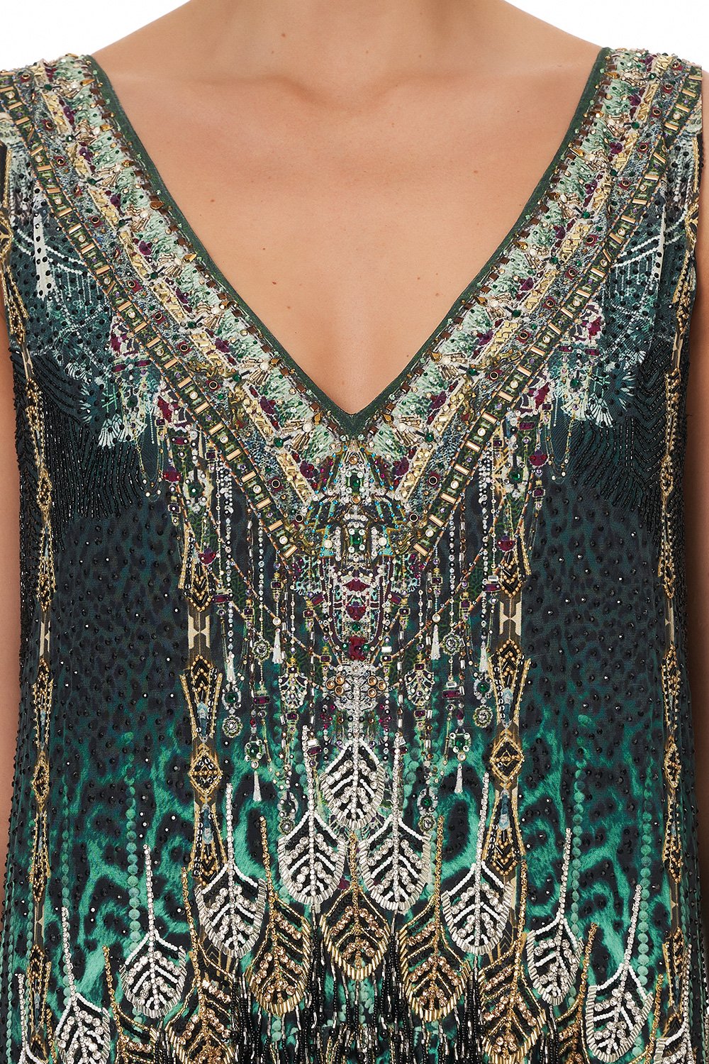 DROPPED WAIST PANELLED DRESS FITZGERALDS FLAPPER