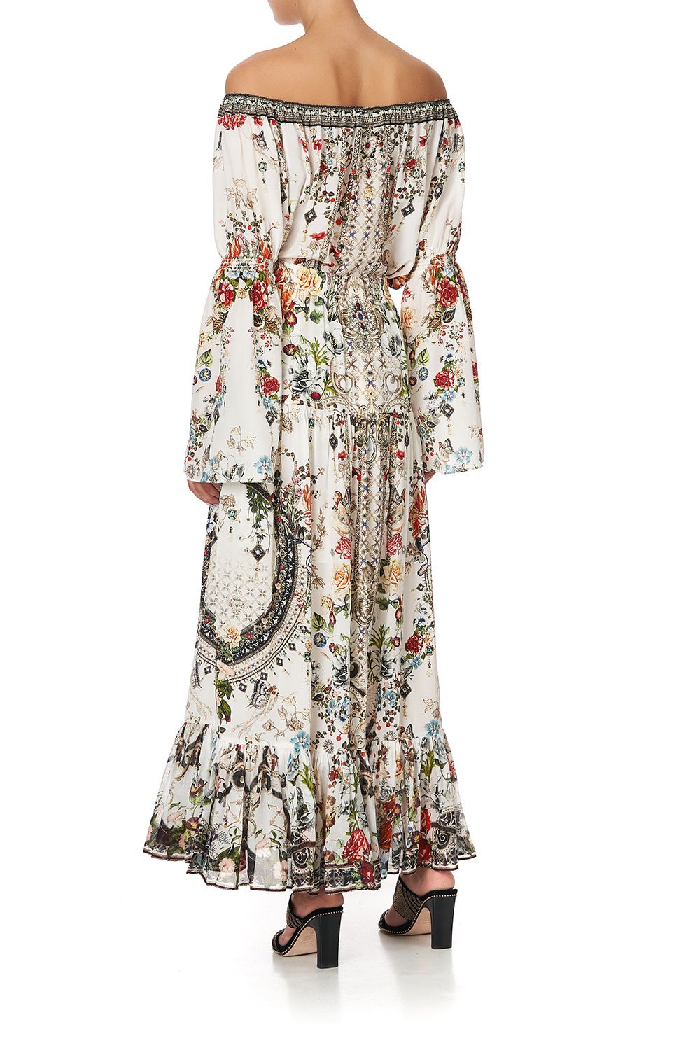 DROP SHOULDER BELL SLEEVE TOP SHAKESPEARES GARDEN