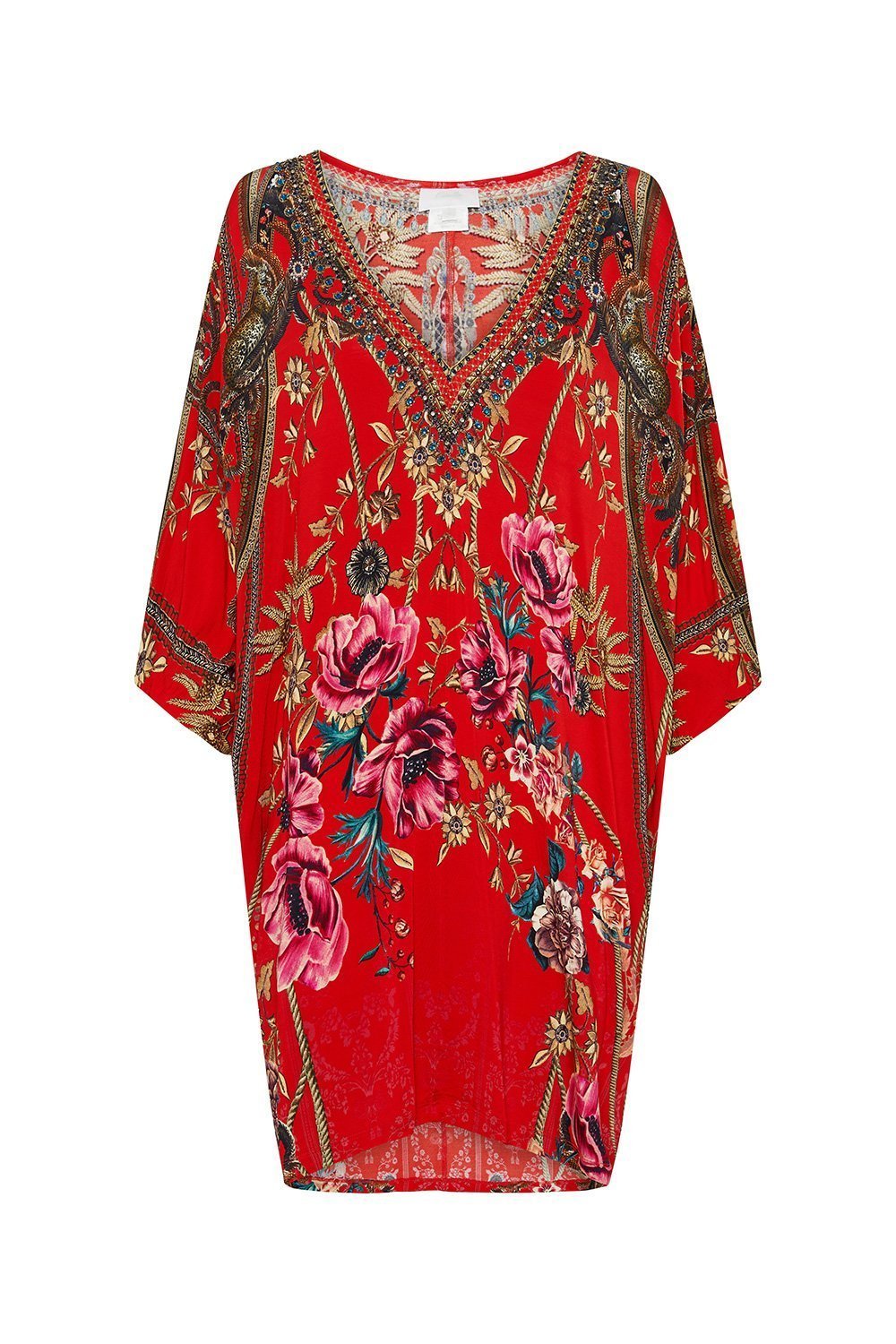 TWIST SLEEVE TUNIC AND THE QUEEN WORE RED