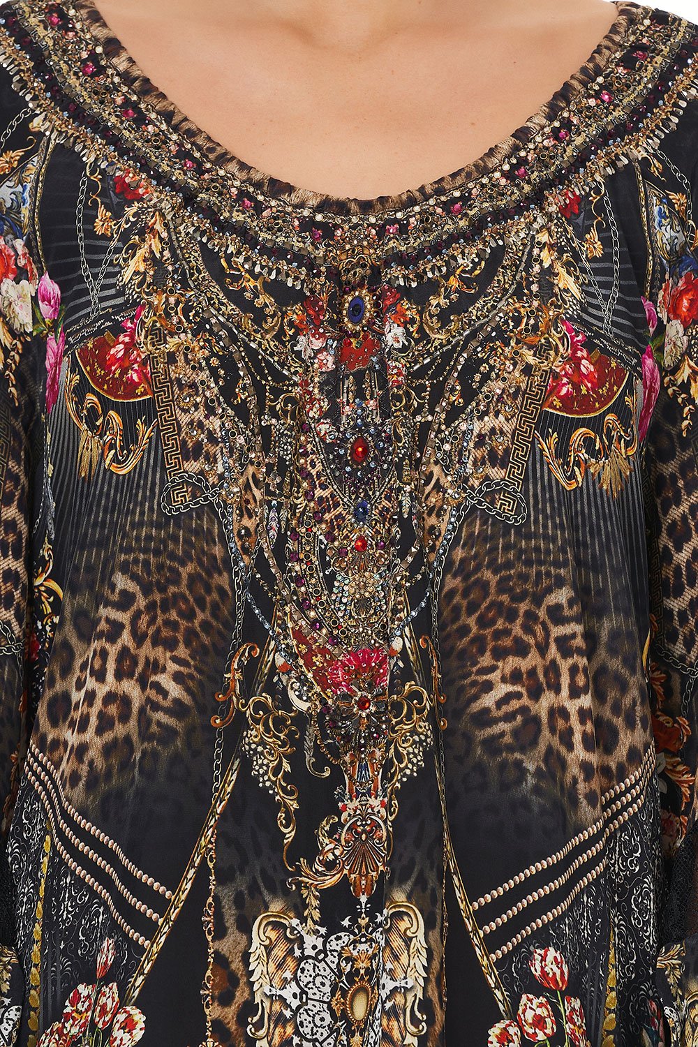 BLOUSON SLEEVE A LINE FRILL DRESS GOTHIC GODDESS