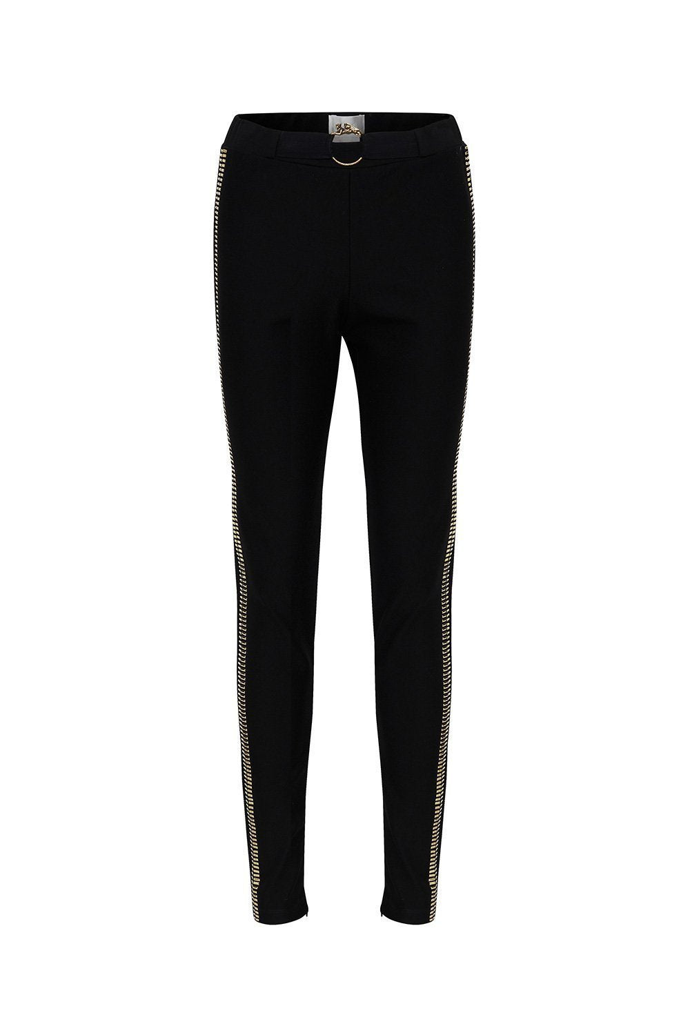 PONTE PANT WITH HARDWARE BELLE OF THE BAROQUE