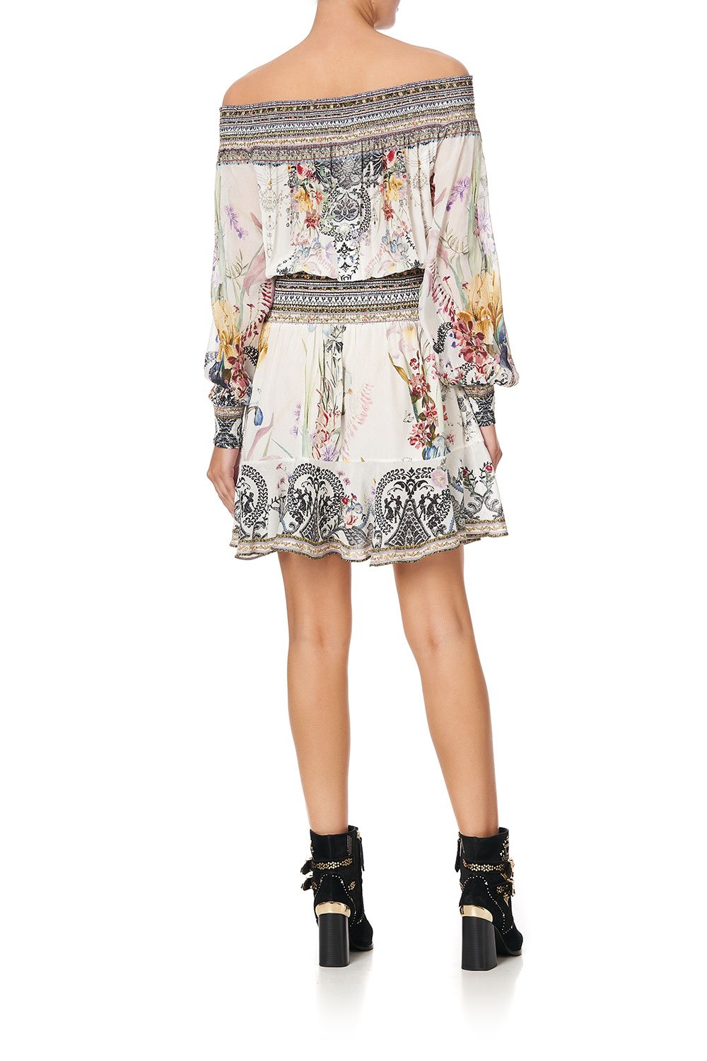 OFF SHOULDER SHORT DRESS TRUE ROMANCE