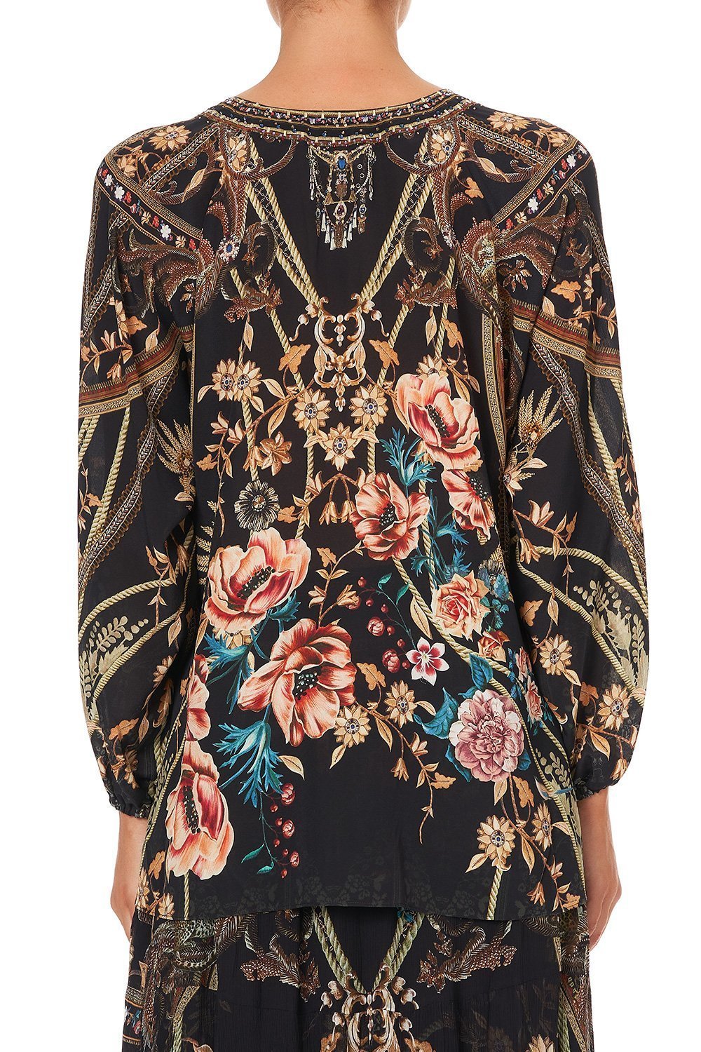 LACE UP BLOUSE BELLE OF THE BAROQUE