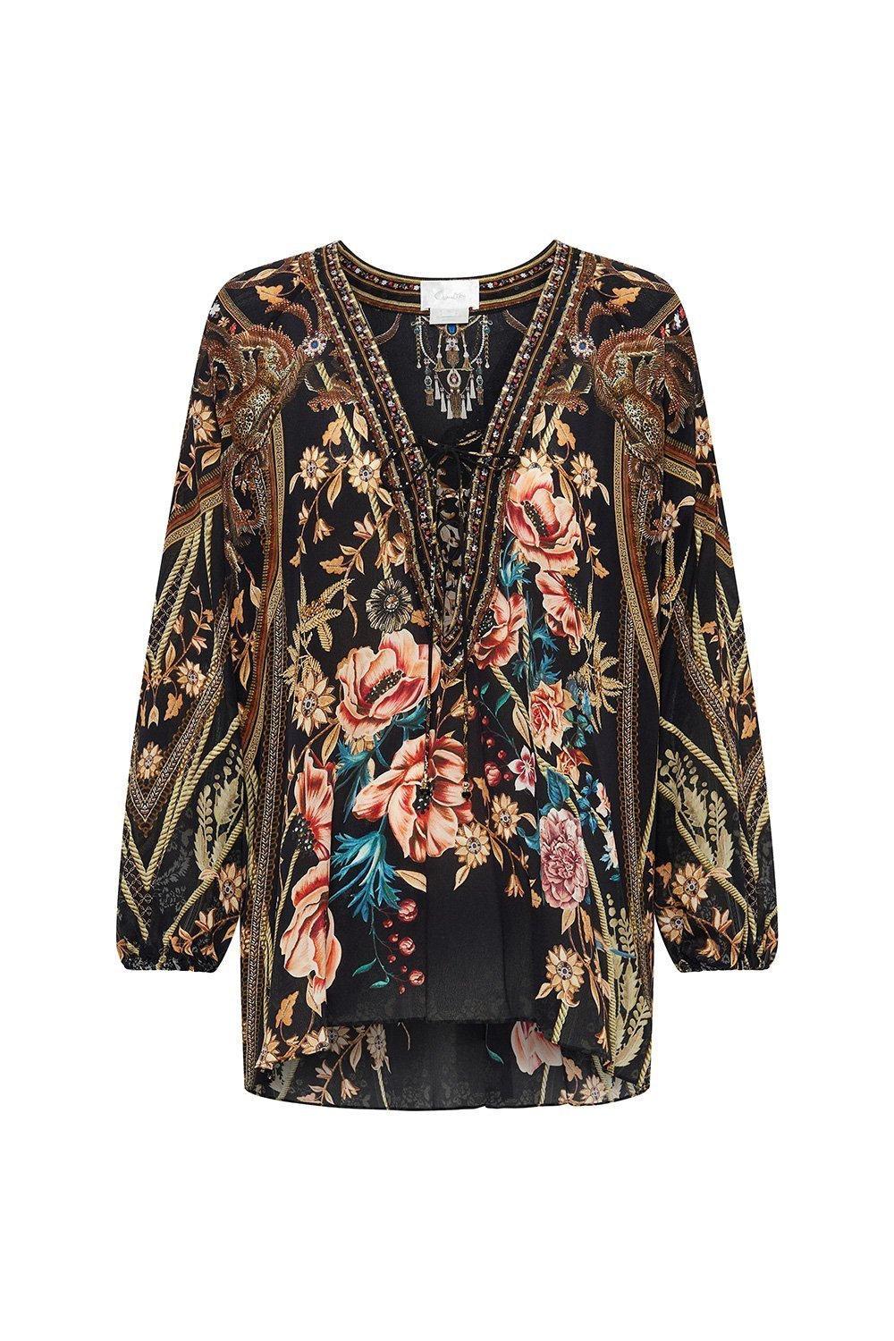 LACE UP BLOUSE BELLE OF THE BAROQUE