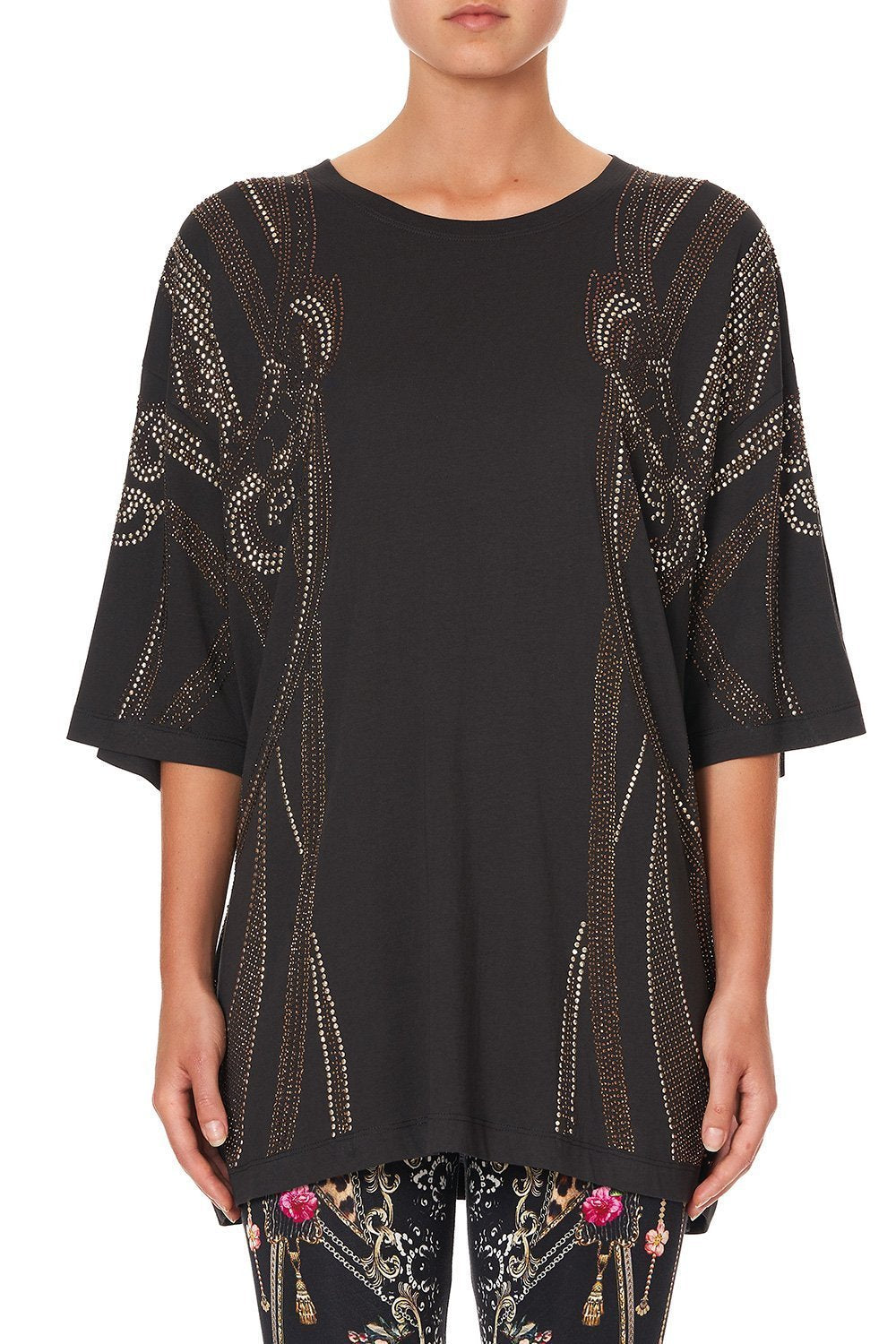 SUPER OVERSIZED TEE BELLE OF THE BAROQUE