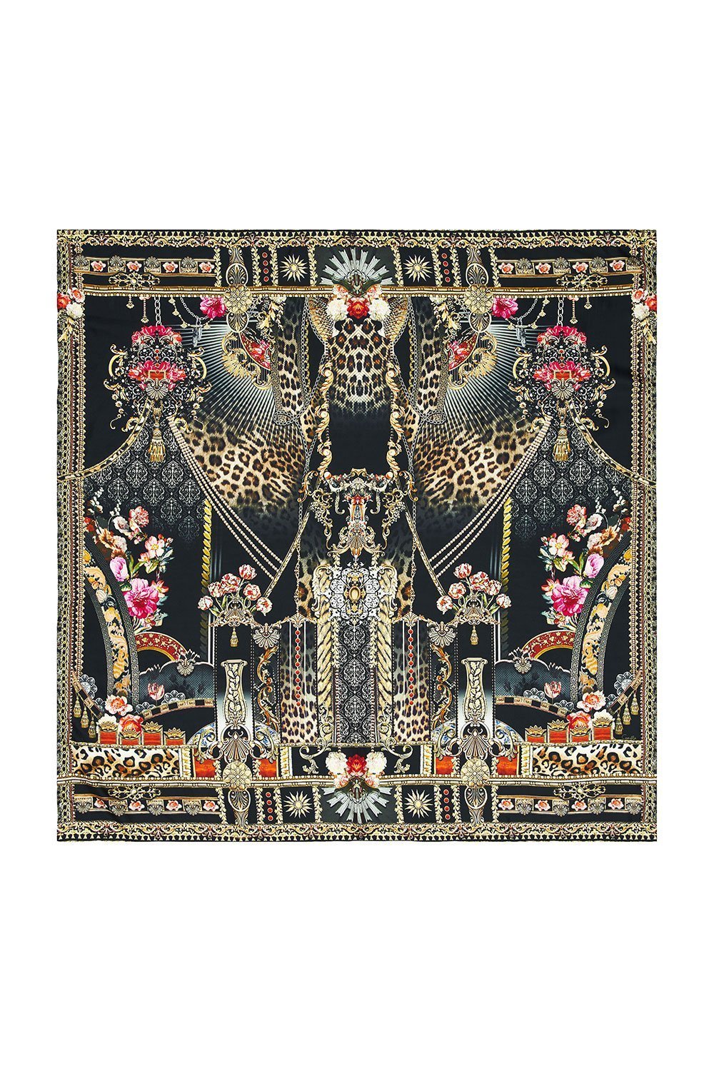 LARGE SQUARE SCARF GOTHIC GODDESS