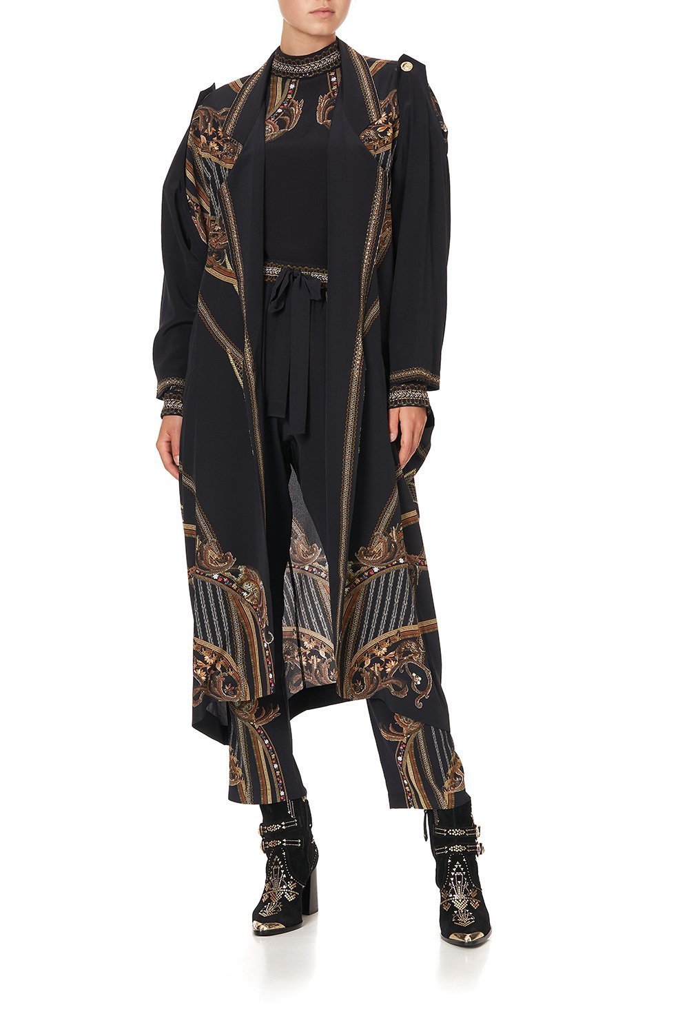 RELAXED PANEL COAT BELLE OF THE BAROQUE