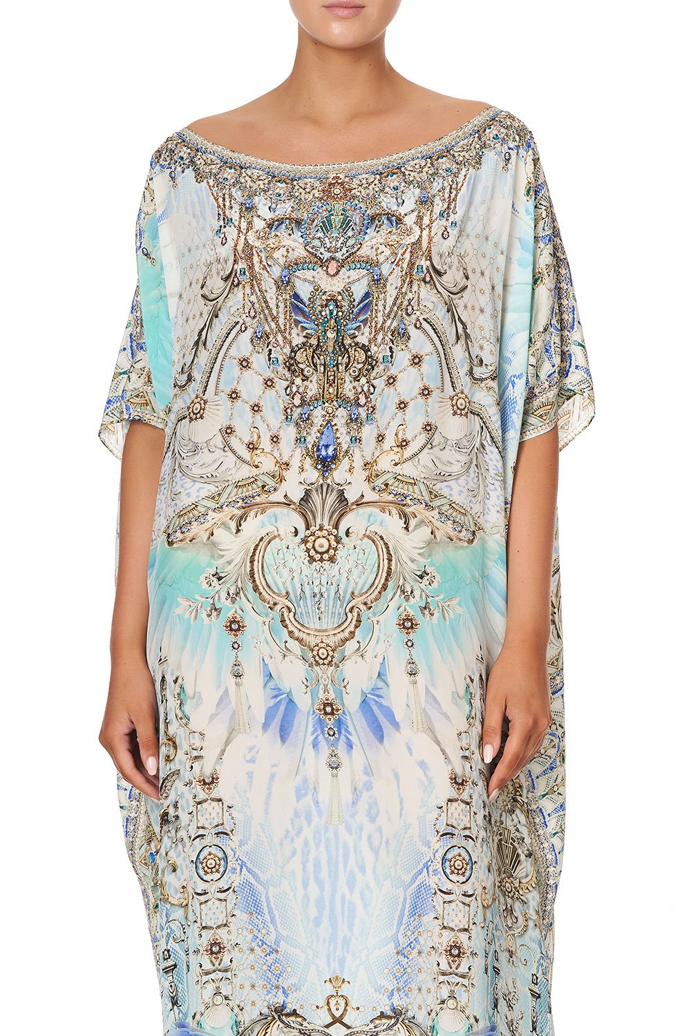 LONG KAFTAN WITH BUTTON SHOULDER GATSBYS GIRL