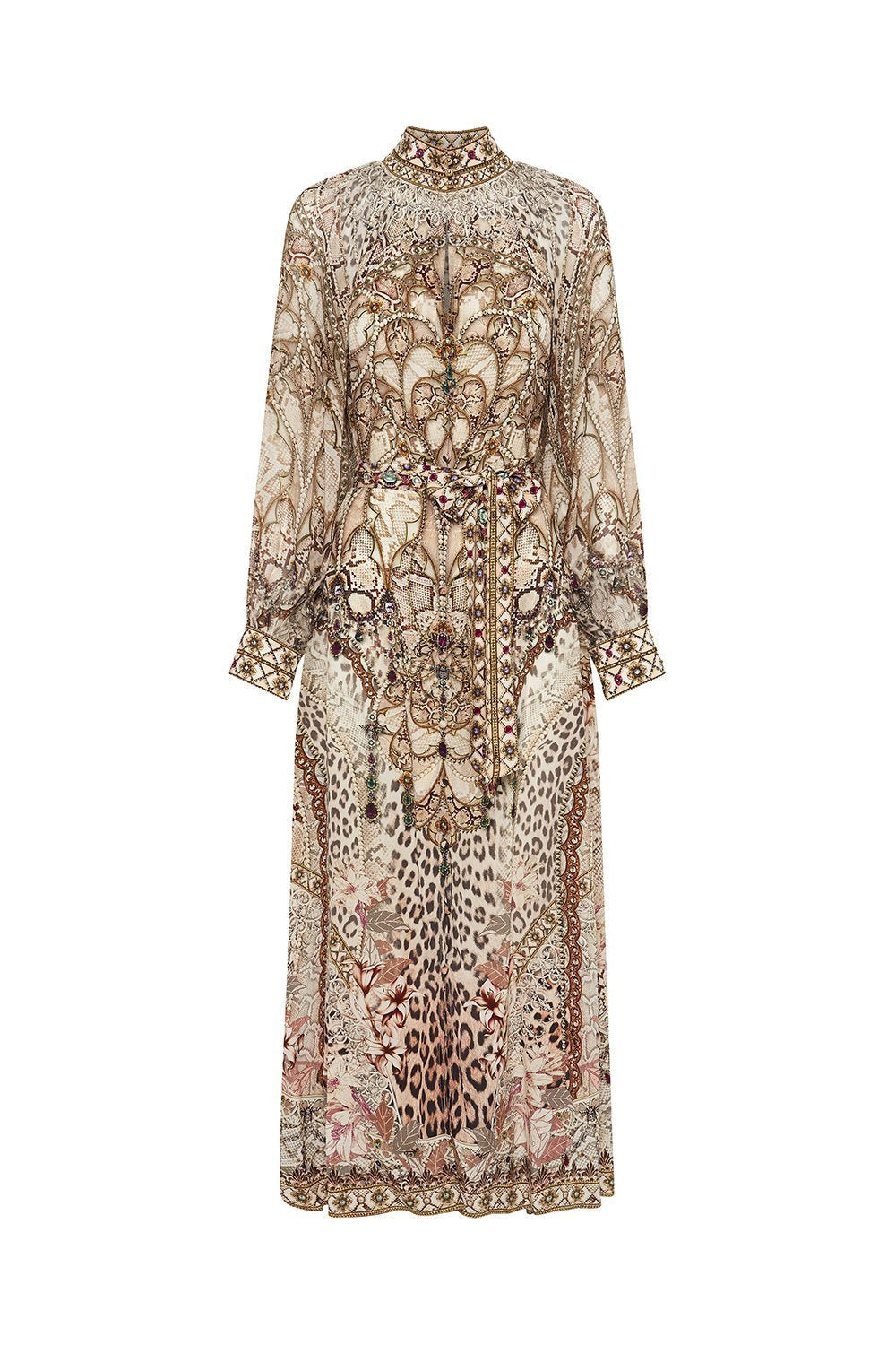 RAGLAN SLEEVE MIDI SHIRT DRESS ALL IS NOUVEAU