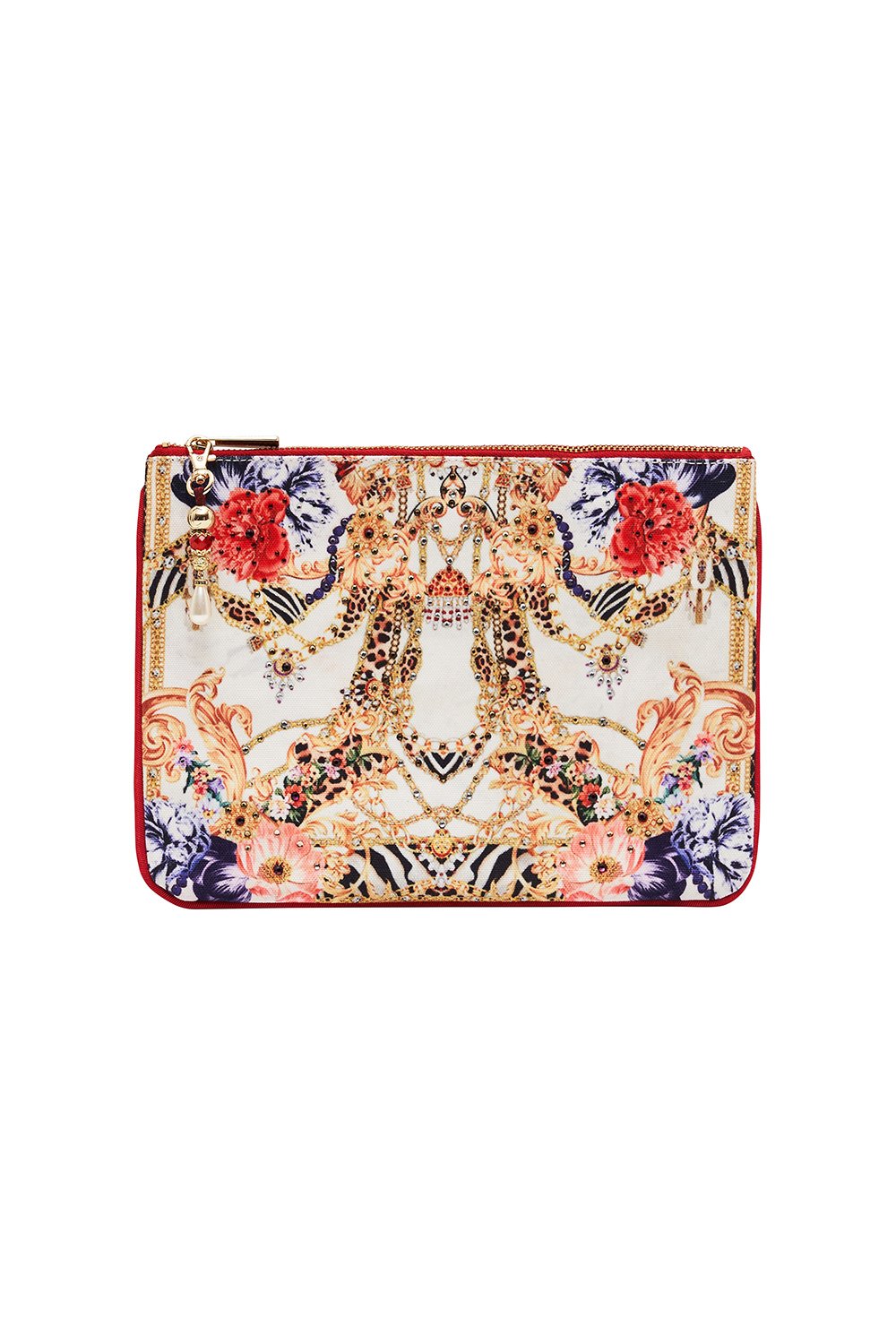 SMALL CANVAS CLUTCH REIGN SUPREME