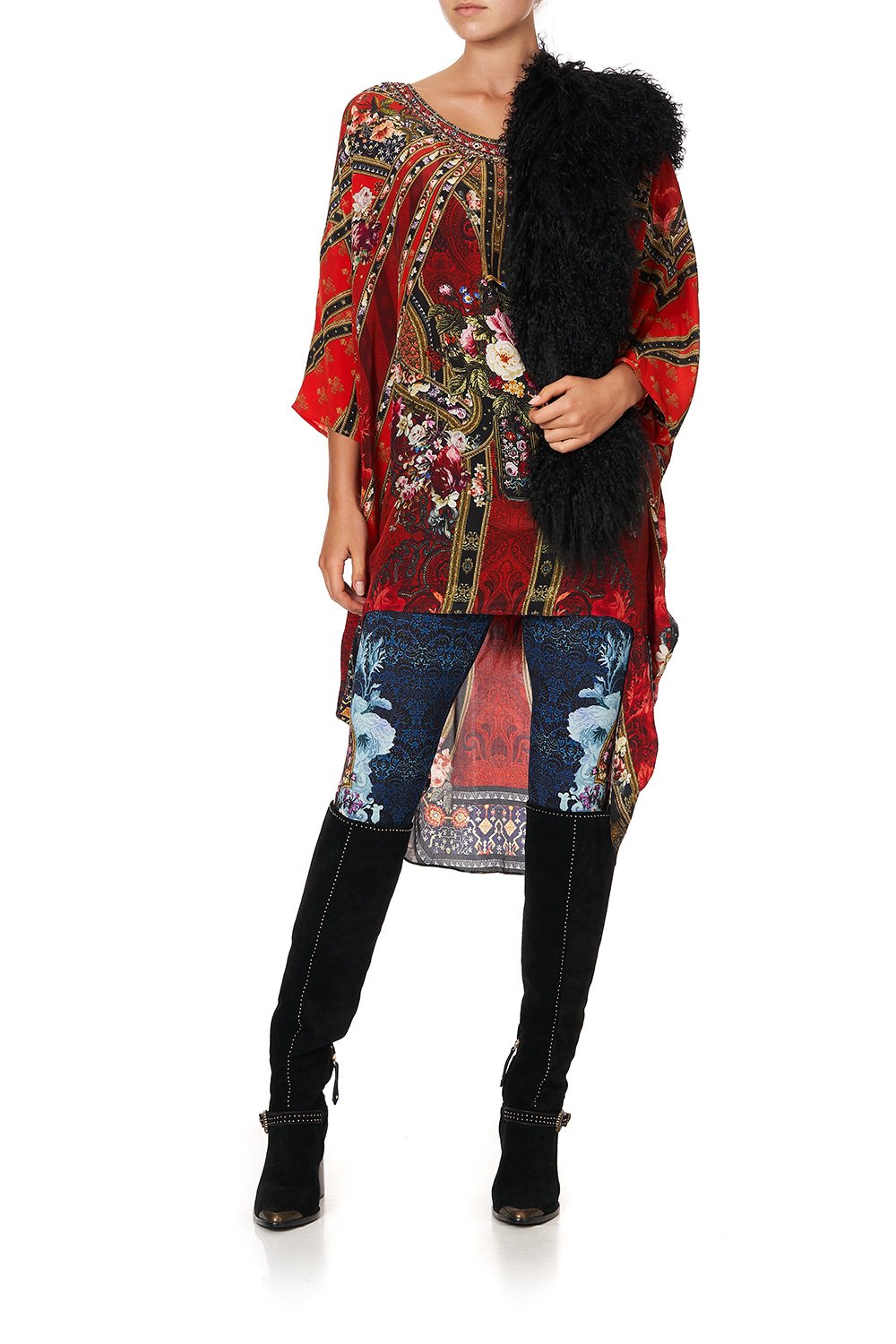 SCOOP BACK HEM DRESS STORIES OF A STATION