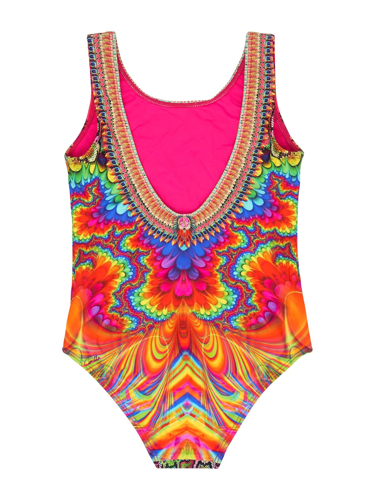 KIDS SWIM ONE PIECE 4-10 HYPED UP HIPPIE