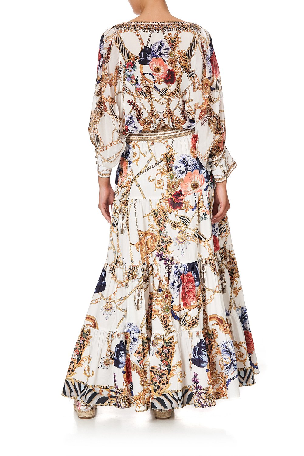 RAGLAN SLEEVE BUTTON UP TOP REIGN SUPREME