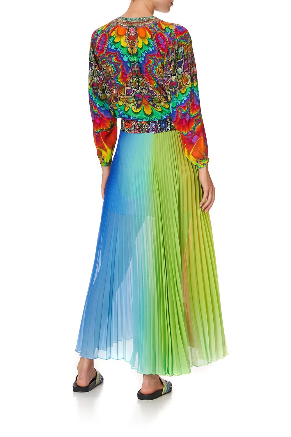 LACE UP BLOUSE COMING DOWN FROM COSMOS