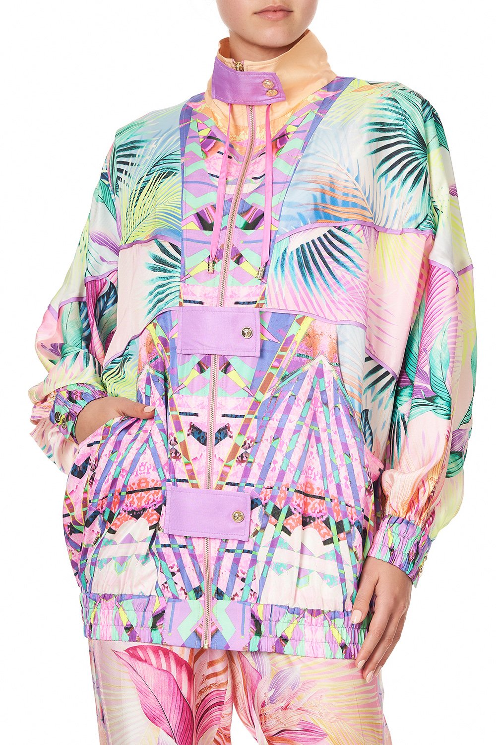 PANELLED YOKE PARKA SOUTH BEACH SUNRISE