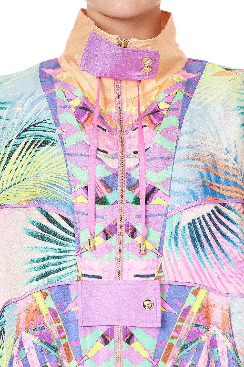 PANELLED YOKE PARKA SOUTH BEACH SUNRISE