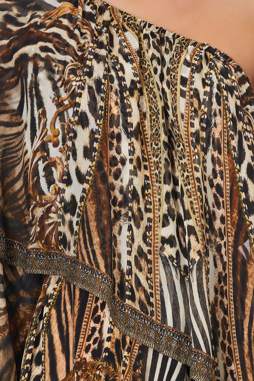 ONE SHOULDER TIERED DRESS BERKELEY ST AFTER DARK