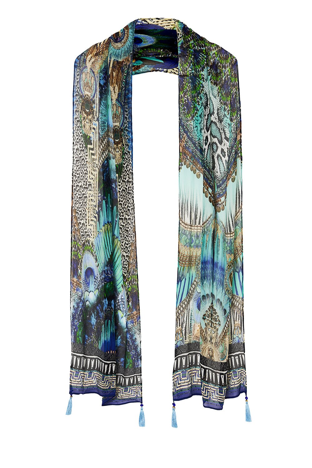 LONG SCARF TEMPLE TEMPTRESS