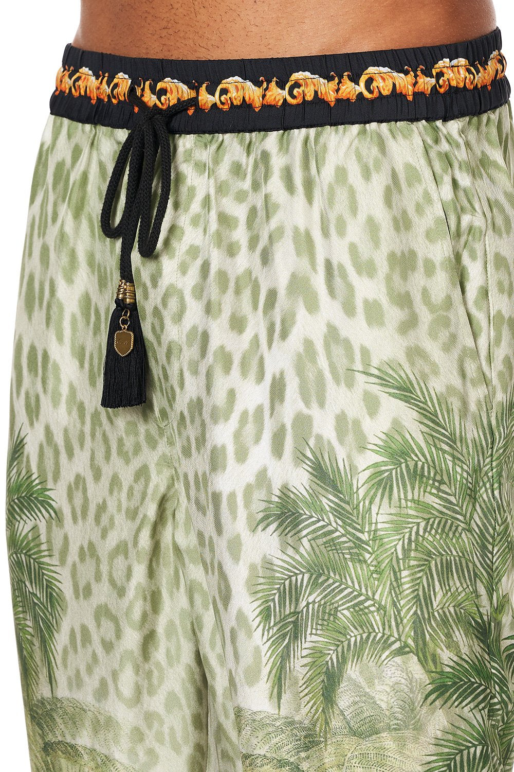 STRAIGHT LEG ELASTICATED WAIST PANT PALAZZO OF PALMS