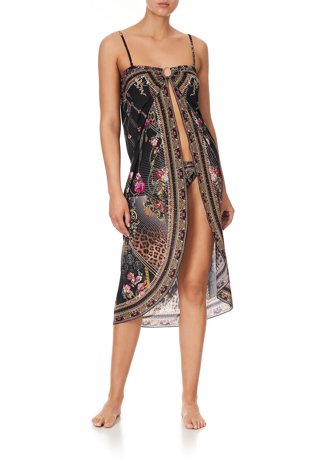 RING TRIM LONG SARONG GOTHIC GODDESS