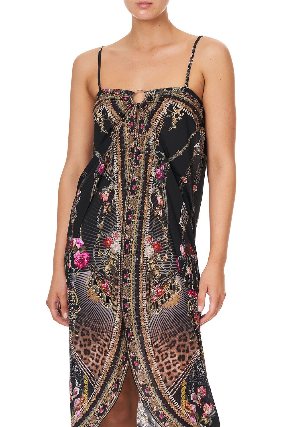 RING TRIM LONG SARONG GOTHIC GODDESS