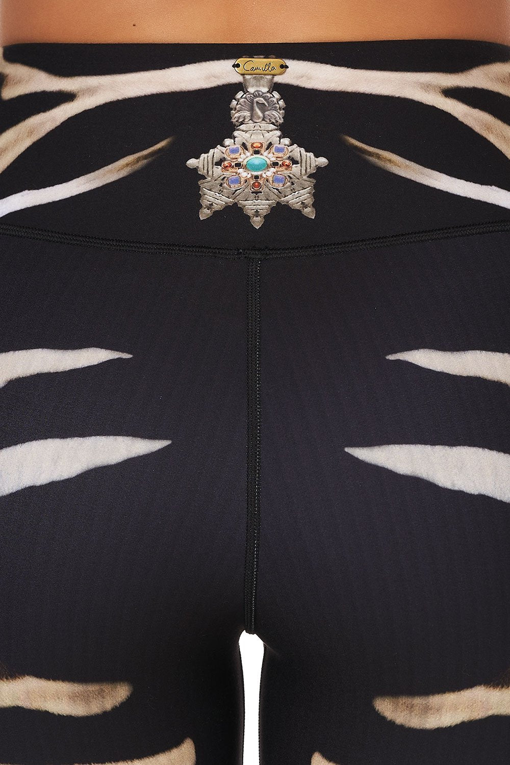 BIKE SHORT ZEBRA CROSSING